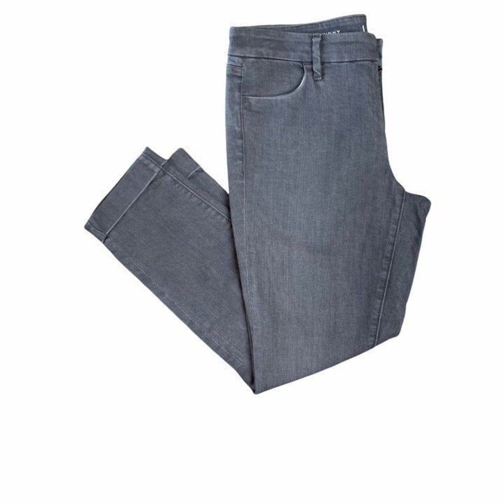 Ann Taylor Loft Modern Skinny Ankle‎ Crop Jean Size 30 / 10 Gray